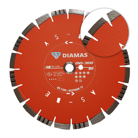 DISQUE DIAMANT DIAM 350 / 20 MIXTE DSLMAXX, Outillage et matériaux  professionnels